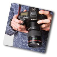Fotocursus Basis camera in hand
