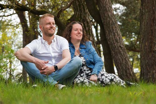 fotograaf op locatie vennebulten achterhoek
